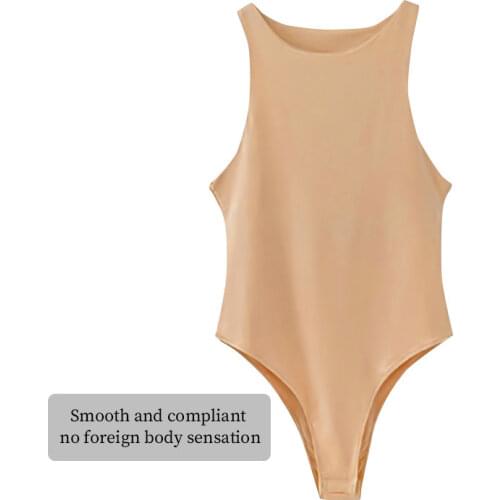 O Neck Sleeveless Sexy Bodysuit Women Off Shoulder Body Top Streetwear White Bodysuits Suit Clothes Para Catsuit Clothing Size