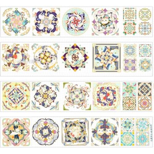 1 Loop 6 X 120cm Meow Speaking Tile Crystal Pet Washi Tape Special Oil Collage