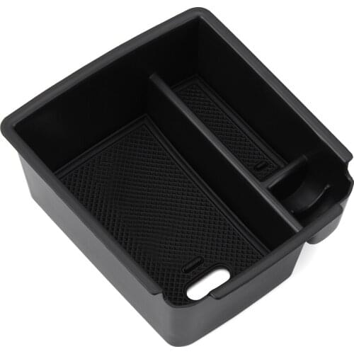 ABS Armrest Center Storage Box Container Glove Organizer Case Car Styling for Volkswagen VW Tiguan Mk2 2016 2017 2018