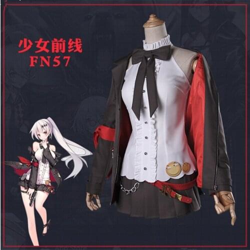 Anime Frontline UMP9 Cosplay Party Dress Costumes Girl Shcool Uniform Suits Women Full Set NEW