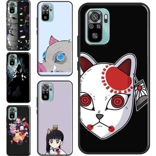 Kimetsu no Yaiba Cover For Xiaomi Redmi Note 9 Pro 8T 9S Note8 Note10 Pro Case For Redmi 9 9C 9T 9A K40