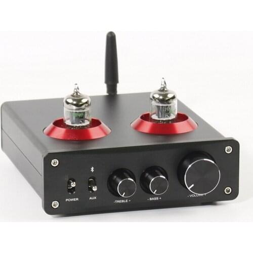 HiFi Bluetooth 6J1 Tube Preamp Stereo 210W*2 TPA3221 Digital Power Amplifier Audio Sound Amp For Home Passive Speakers