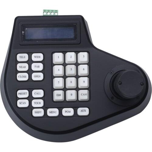 Mini Coaxial CCTV Keyboard Controller LCD 1.5km Joystick RS485 PTZ Speed Dome Camera Bracket For Pelco SAMSUNG AD PANASONIC Prot