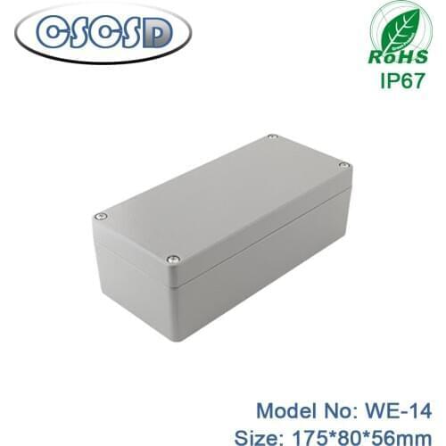 175*80*56 amplifier box chassis aluminum die cast mould box making aluminium amplifier chassis waterproof projector enclosures