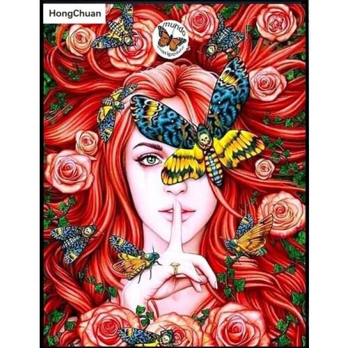 "Beautiful Beauty" 5D DIY Round/Square Diamond Painting Mosaic Housewife Handicraft Cross Stitch Home Decoration Mural Gift