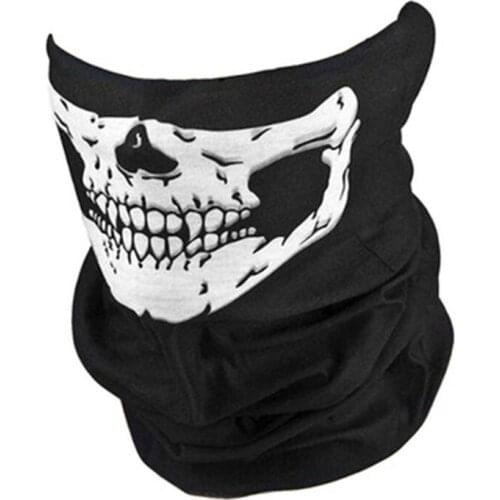 Multifunctional Magic Headscarf Variety Headscarf Bicycle Accessories Halloween Props Skull Mask Soft Sun Protection Dust-proof