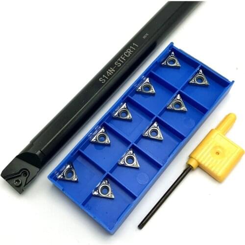 S10K-STFCR11 S12M-STFCR11 S16Q-STFCR11 S20Q-STFCR11 Internal Turning Tool Holder +TCMT110204 Carbide Insert Cutting Tools Set