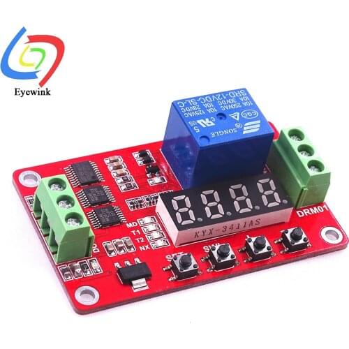 Eyewink DRM01 5V 12V 24V One-way multi-function relay module / delay / self-locking / cycle / timing / time relay