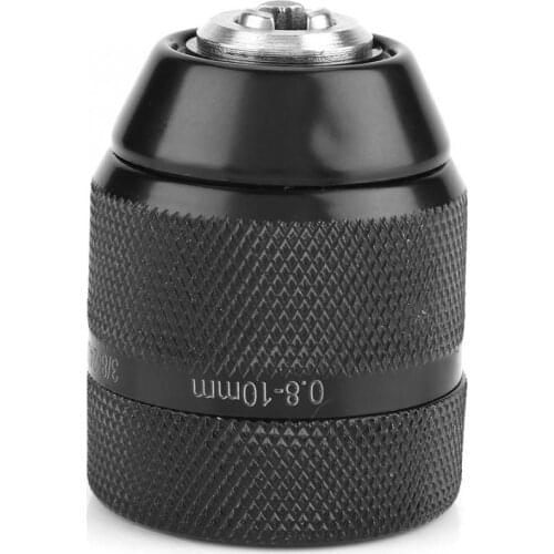 3/8" Thread 0.8mm-10mm Keyless Metal Drill Chuck for Hand Electric Drill Step Drill