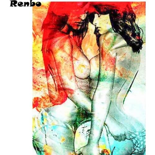 Full Square/Round 5D DIY Diamond Painting "gay Lesbian Couple Lovers Girl"Embroidery Cross Stitch Mosaic sticker Home Decor Gift