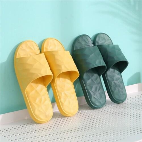 Summer new pvc sandals and slippers women indoor and outdoor couples home massage bathroom bath non-slip plastic slippers