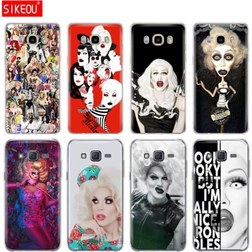 Silicone cover phone case for Samsung Galaxy J1 J2 J3 J5 J7 MINI 2016 2015 prime RuPauls Drag Race Fashion