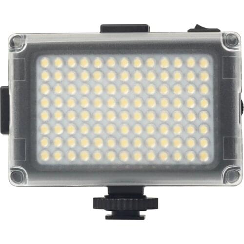 ADAI L104 Mini LED Video Light Photography Fill Light 5500K/3200K Cold Shoe Mounts 1/4 Screw Hole 120°Light Angle for Live Vlog