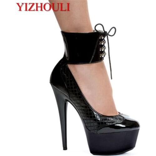 The summer wedding heels are sweet 15CM high heels, the goddess married high heels Dance Shoes