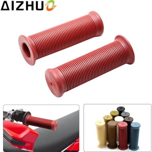 UNIVERSAL 7/8'' 22mm motorcycle Handle Grips motor scooter 10 color Non-Slip PVC Rubber handlebar grips for motorbike sportbike