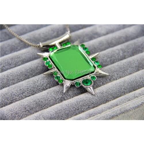 10pcs/lot Wholesale Fashion Jewelry Crystal Charm Once upon a time wicked witch Zelina Glinda necklace,The pendant 5cm*6.5cm