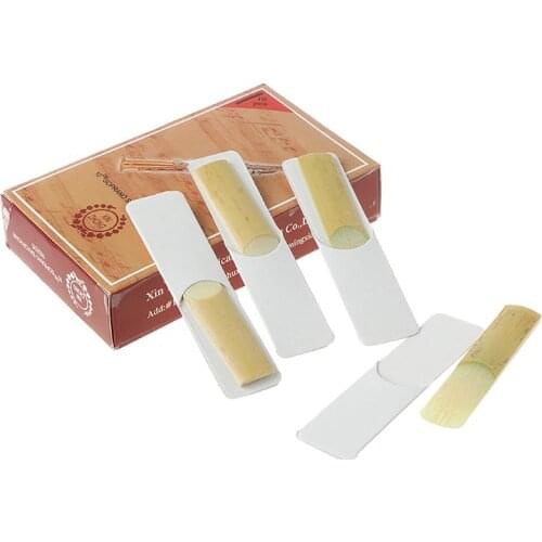 10pcs Bb Soprano Saxophone Reed Strength 2.5 Bamboo Sax Woodwind Instrument Part