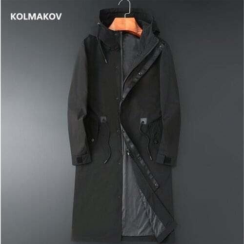 2021 new arrival long Style coat spring jackets men high quality trench coat men,autumn mens fashion casual windbreakers M-8XL