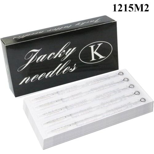 50PCS Professional Tattoo Needles 15M2 Stack Magnum Sterilize Tattoo Needles Stainless Steel Material Free Shipping