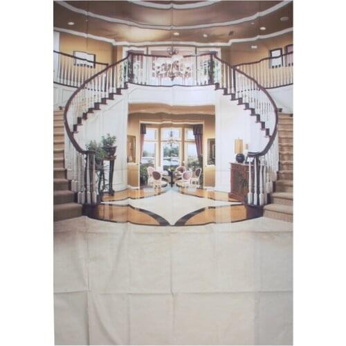 5X7Ft Vinyl Photography Staircase Background Photo Backdrop Props For Studio