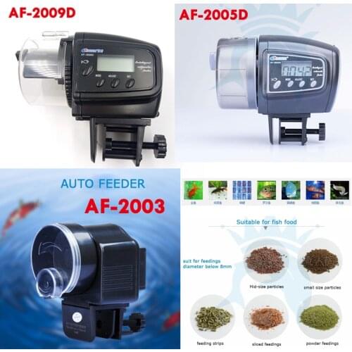 3 Type Digital LCD Automatic Fish Feeder Timer Aquarium Tank Fish Food Feeding Dispenser Fish Food Feeder Timer