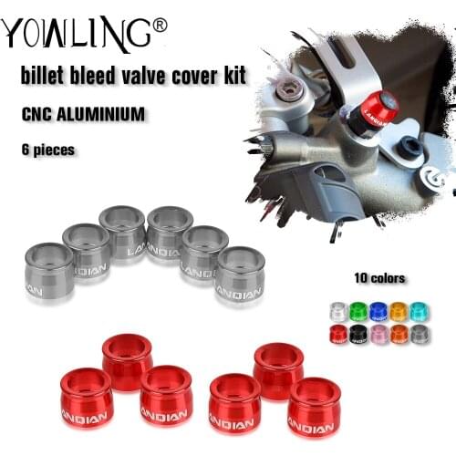 For Ducati SPORTCLASSIC Sport 1000 Biposto 2007 2008 Sport 1000 S 2007 2008 2009 Motorcycle Billet Bleed Valve Cover Kit Guard