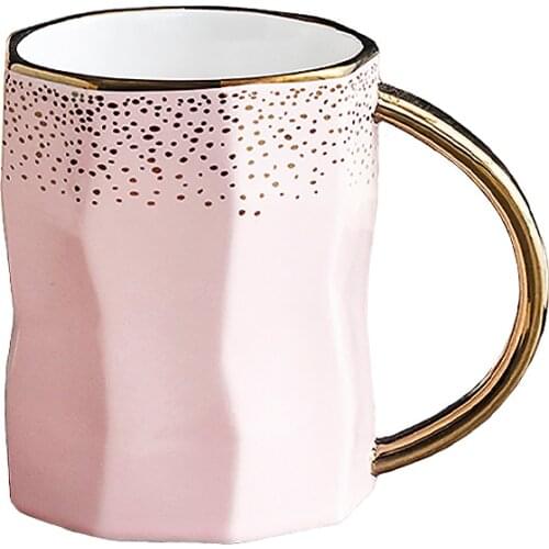 New Arrival Ceramic Coffee Mug Espresso Cup Fashion Couple Cup Teacup With Spoon
