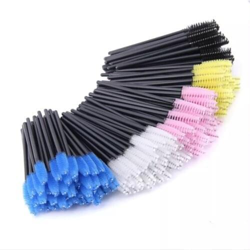 Eyelash brush makeup brush 50 disposable mascara applicator comb stick eyelash makeup