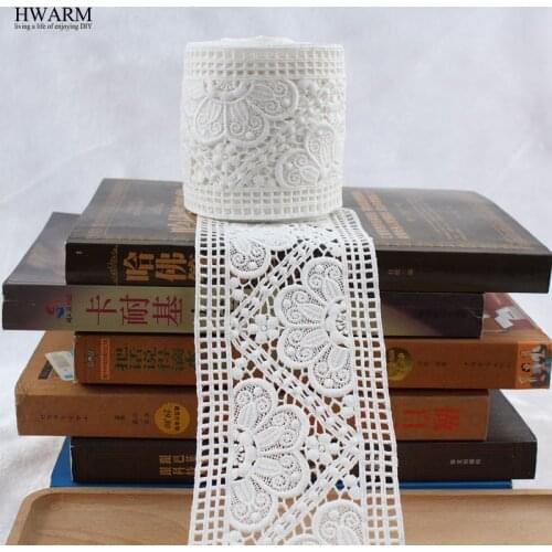 10.4cm lace fabric wedding decoration Garment decoration lace water-soluble curtain embroidery lacefabric DIY high-quality laces