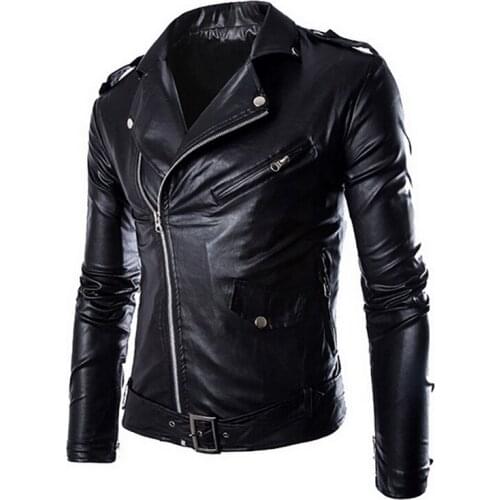 Autumn Mens PU Leather Jacket For Men Fitness Fashion Male Suede Jacket Casaco Masculino Casual Coat Male Clothing