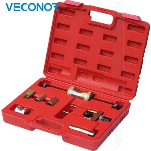7PCS VAG TDI Diesel Engine Injector Puller Removal Tool Set Kit For VAG TDI VW Audi With Plastic Insert-Designed Case