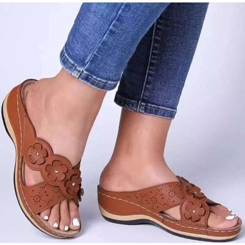 2020 New Women Sandals Shoes for Woman Flip Flops Wedges Stripper Heels Block Heels Slippers High Heels Ladies Platform Sandals