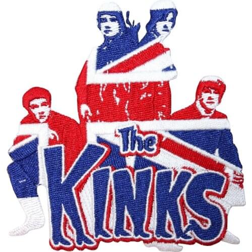 The Kinks Music Band Embroidered NEW IRON ON and SEW ON Patch Heavy Metal patchwork accessories clothes