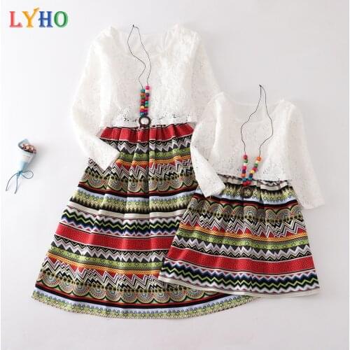 Beach Teen Girls Dress Summer Bohemia Seaside Holiday Lace Dresses Long Sleeve Toddler Kids Sleeveless Strapless Skirt Outfits