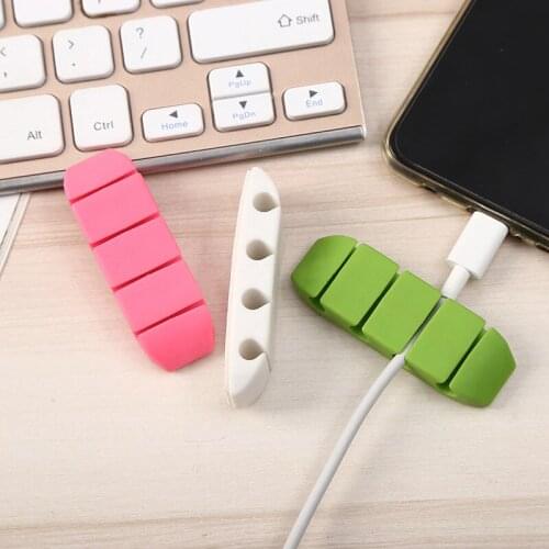 Cable Protector 4 Hole Winder USB Charge Data Cable Wire organization Cover Protect Case Cord Protector Cable Organizer
