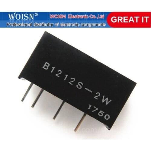 B1212S-1W 2W B1212S DC-DC regulated power supply module 12v to 12v brand New Genuine Isolating Switching Power Supply DIP4 SIP4