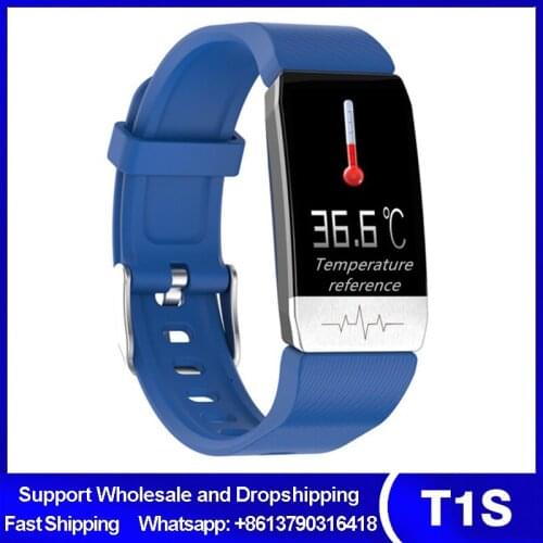 T1S Fitness Smart Watch GPS ECG Heart Rate Monitor Music Control Sport Band Smartwatch for iOS Android xiaomi huawei PK 115 Plus