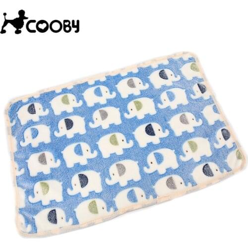 Dog Blanket Fleece Pet Blankets All Seasons Dogs Mats Cats Bed for Large Dog Sofas Print Cat Mat Soft Cushion Cover Warm