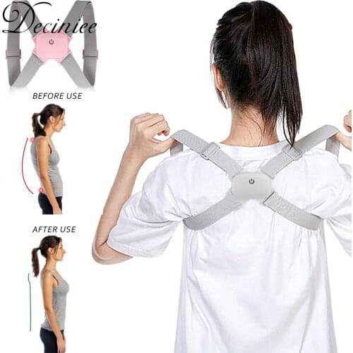 Unisex Posture Corrector Adjustable Upper Back Brace for Clavicle Support Posture Trainer for Spinal Alignment Straightener Belt