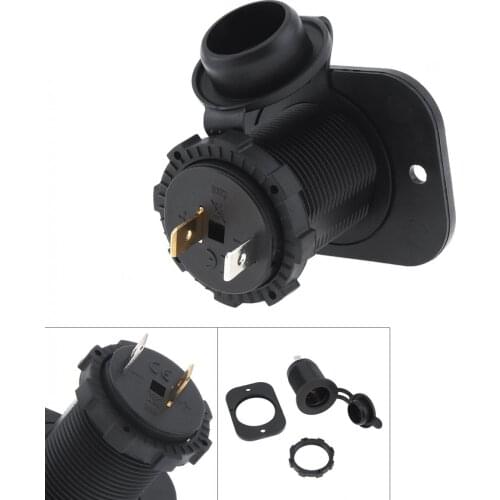 Universal 12V Waterproof Car/ Motorcycle Power Socket GPS Charger with Fixed Piece