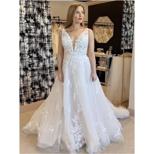 Vsetido De Noiva Praia Wedding Dress Sleeveless Plunging V Neck Airy A Line Skirt Illusion Back Sash Chiffon Summer Bridal Gown