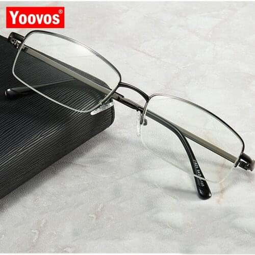 Yoovos 2021 Reading Glasses Men Blue Light Reading Glasses Classic Computer Eyeglasses Luxury Okulary Vintage Gafas De Hombre