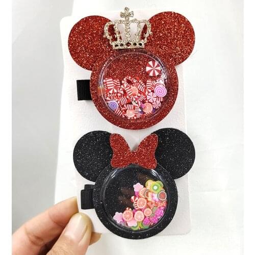 Hair Clips Korean Dot Bow Childrens Hairpin Little Girl Side Clip Girls Hair Rope Rubber Band Headdress