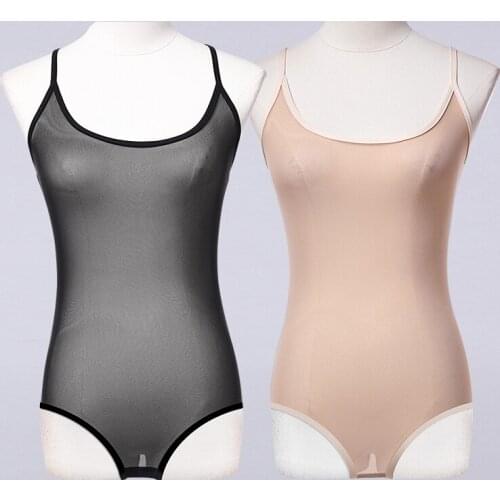 WomenS Belly Dance Tops New Sexy Mesh Slings Leotards Dance Practice Bottoming Tops DL3356