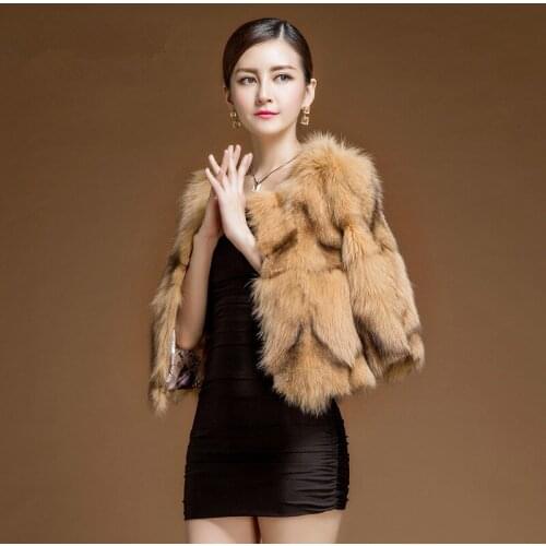Winter Real Fox Coat Autumn Luxury Fur Coats Women Clothes Korean Vintage Short Jacket Chaqueta Mujer MY1053