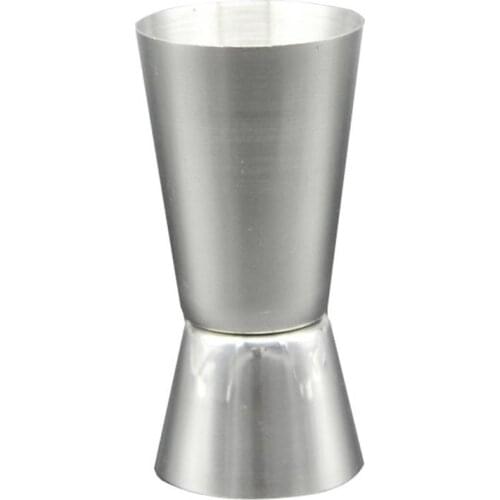 1pcs Stainless Steel Cocktail Shaker Measure Cup Dual Shot Drink Spirit Silver Color Measure Jigger Kitchen Gadgets Bar Tool