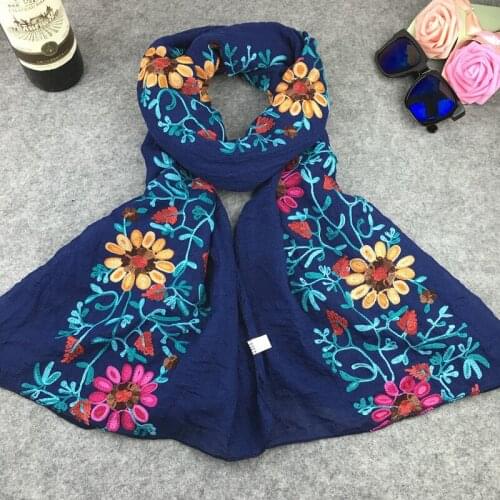 1PC Women Plain Solid Embroidered scarf muslim hijabs scarves islamic fashion wraps bandana shawls heads 10pcs/lot fast shipping