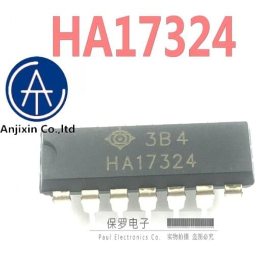 10pcs 100% orginal and new operational amplifier HA17324A HA17324 DIP-14 straight plug genuine real stock