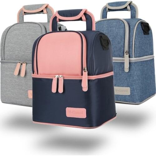 2 in 1 Mommy Bag Maternity Backpack Diaper Nappy Bag Mummy Large Capacity Storage Infant Newborn Stroller Hanging for Baby Care