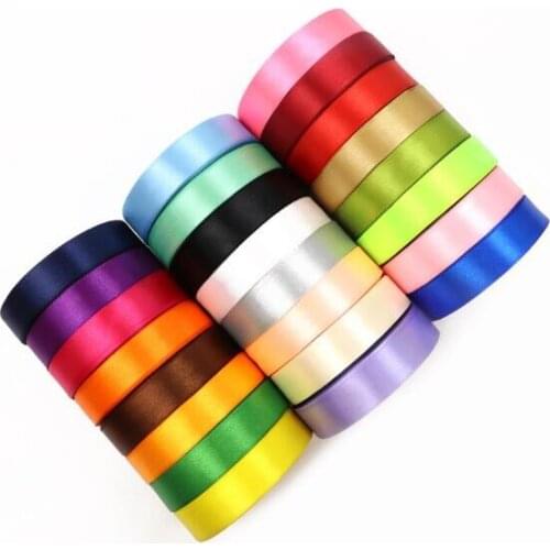 22metre/lot 2cm silk ribbon gift wrap tape decoration wedding party ribbons strap DIY Bow